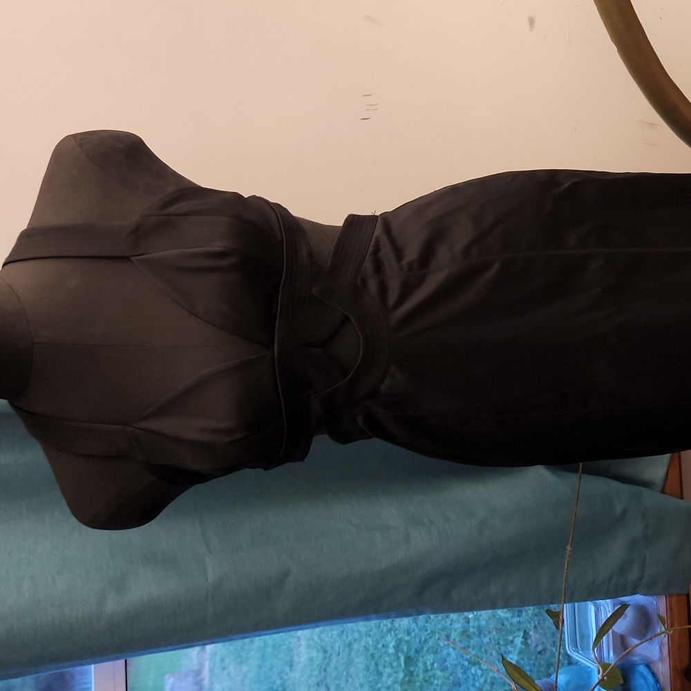 Bebe cutout black party dress